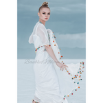 Load image into Gallery viewer, Boho Maxi Dress, Embroidered White Dress, White Maxi Dress, Hippie Wedding Dress
