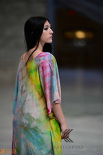 Load image into Gallery viewer, Dreamy Watercolor Kaftan – Light &amp; Soft, Fairytale-Inspired Colors, Elegant Beachwear &amp; Lounge Wear
