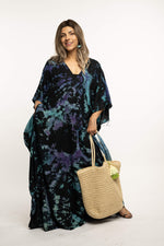 Load image into Gallery viewer, Plus Size Clothing, Tie Dye Kaftans For Women
