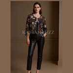 Load image into Gallery viewer, Boho Quilted Patchwork Jacket, Cotton kantha Jacket, Vintage Black Cotton Quilted Jacket, Reversible Women's Boho Coat, sustainable Gift
