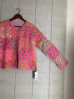 Load image into Gallery viewer, Boho Quilted Patchwork Jacket, Cotton kantha Jacket, Vintage Black Cotton Quilted Jacket, Reversible Women's Boho Coat, sustainable Gift
