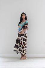 Load image into Gallery viewer, African Kaftan Dress, Print Caftan Dress, Crepe Kaftan, Comfy Dress, Plus Size Clothing, Abaya Dress, Women Loungewear, Morocco Kaftan, Gift
