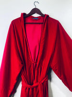 Load image into Gallery viewer, Men’s Velvet Kimono Robe with Hood | Luxurious Lounge &amp; Groomsmen Gift
