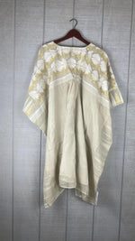 Load image into Gallery viewer, Cotton Caftan Short Dress | Plus Size Indian Floral Summer Kaftan
