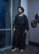 Load image into Gallery viewer, Tie dye Robe For Men, Bath Robe For Men, Caftan Robe, Kaftan Robe, Men Bathrobe, Men Loungewear, roomsmen Robe

