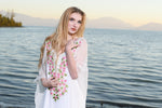 Load image into Gallery viewer, Women Silk Wedding Dress, Boho Wedding Dress, Bridal Wedding Kaftan, Floral Wedding Dress
