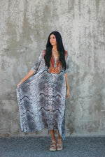 Load image into Gallery viewer, Snakeskin Print Dress for women
