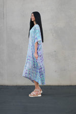Load image into Gallery viewer, Women Loungewear Caftan, Maxi Tie Dye Dress, Plus Size Kaftan Dress,Kaftan For Women
