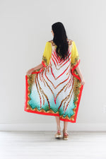 Load image into Gallery viewer, Traditional Kaftan Dress, Tribal Kaftan, Gypsy Caftan Dress, African Kaftan Dress
