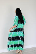 Load image into Gallery viewer, Hand tie dye kaftan dress for women
