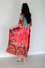 Load image into Gallery viewer, Embellished Kaftan Dress one size

