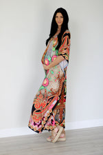 Load image into Gallery viewer, Turkish Abaya Dress, Oriental Kaftan Dress, Plus Size Kaftan, Maxi Tunic Dress
